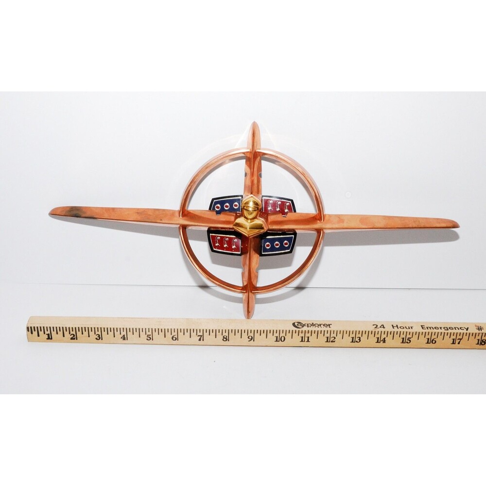 OEM Lincoln Continental Mark II 1956 Trunk Ornament and Crest